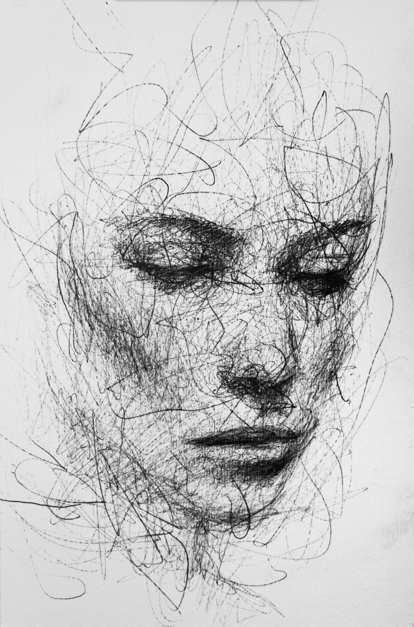 Unraveling Flame | Original Drawing - Mad Charcoal