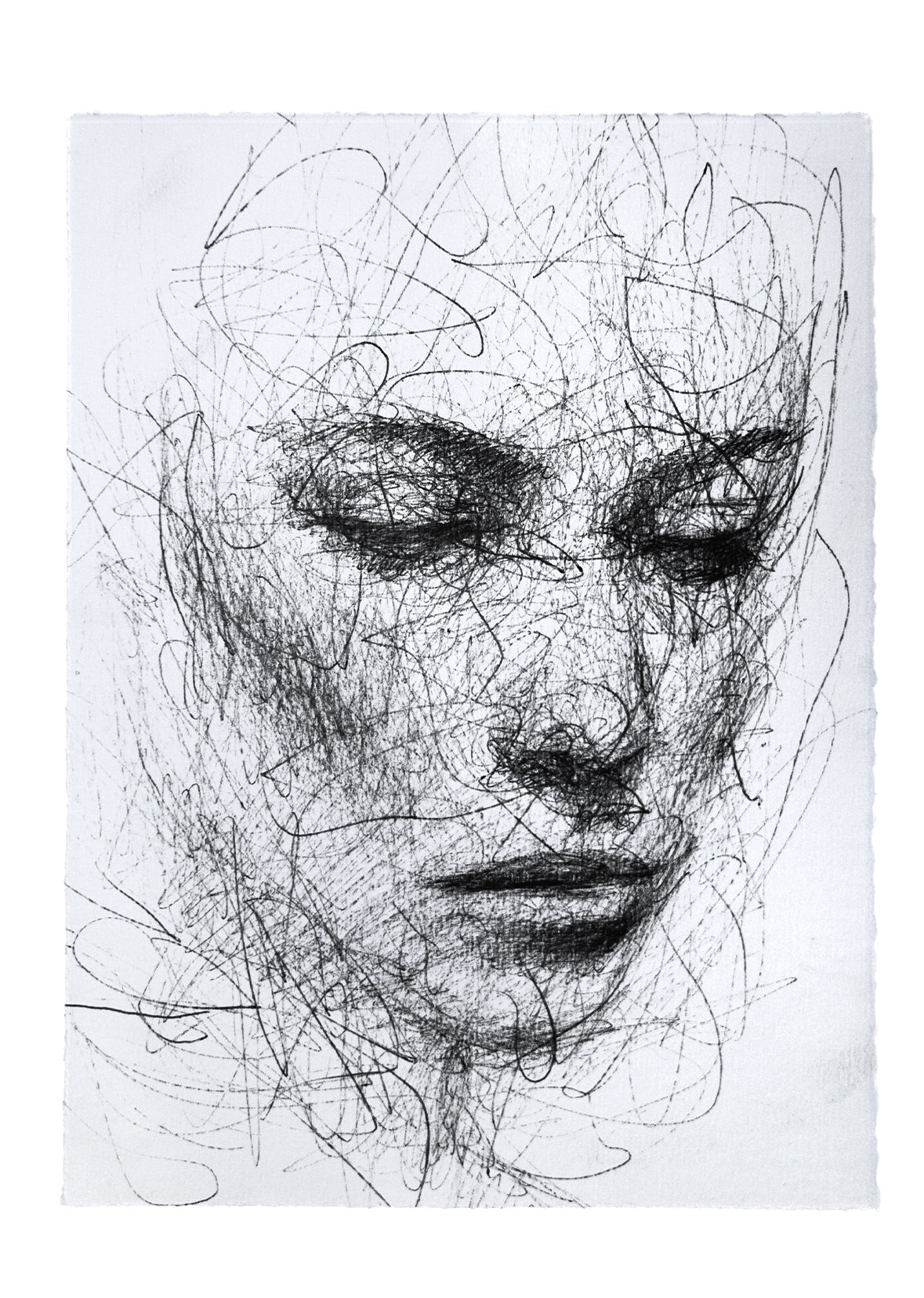 Unraveling Flame | Original Drawing - Mad Charcoal