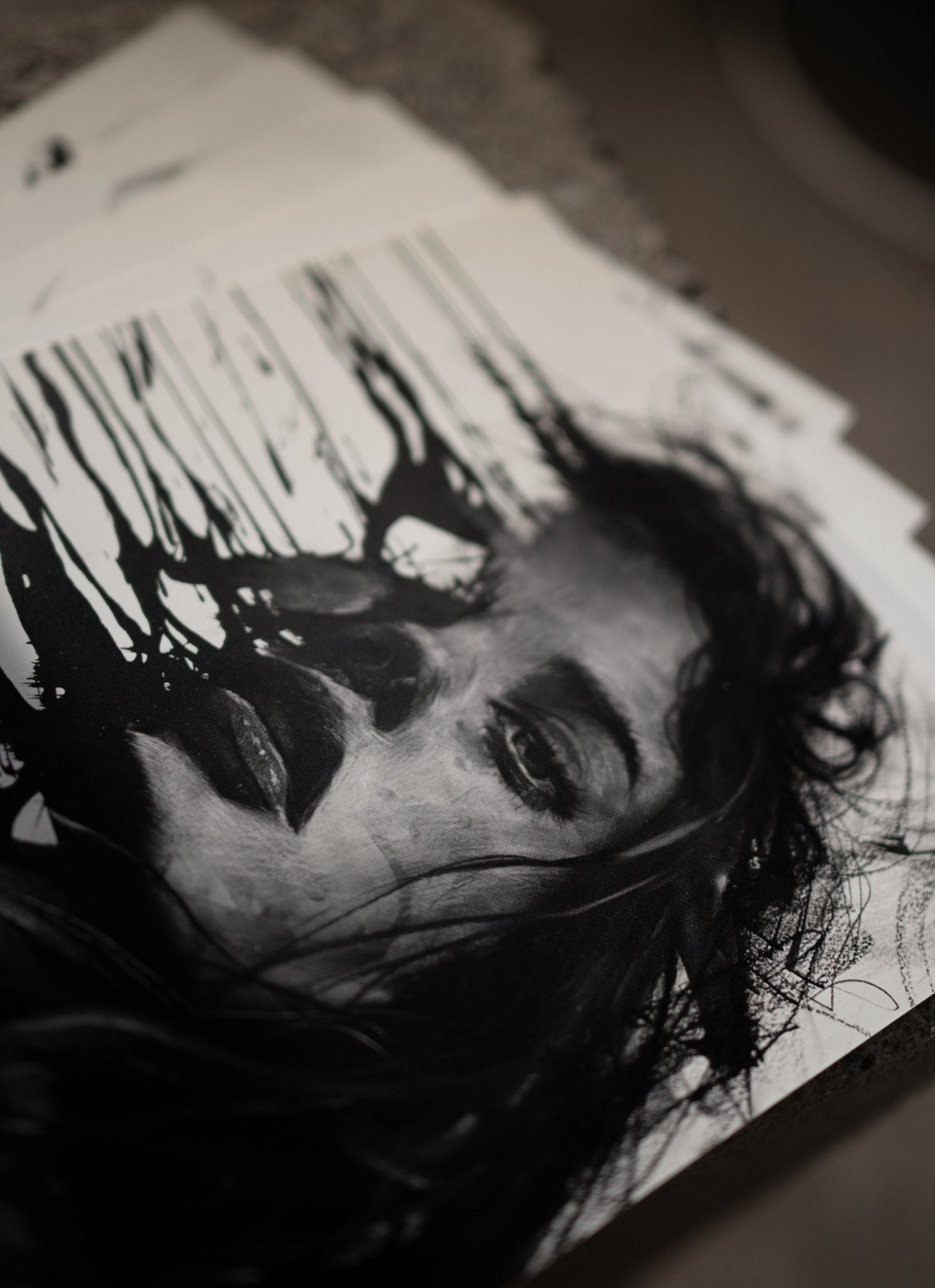 Unraveling Portrait | Postcard Set - Mad Charcoal