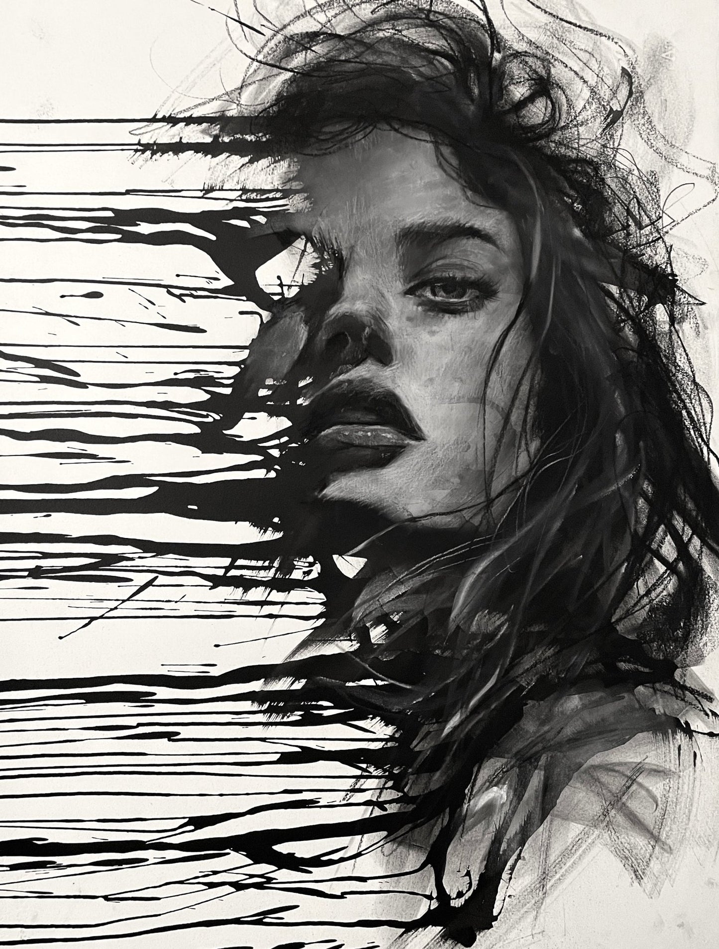 Unraveling Portrait | Postcard Set - Mad Charcoal