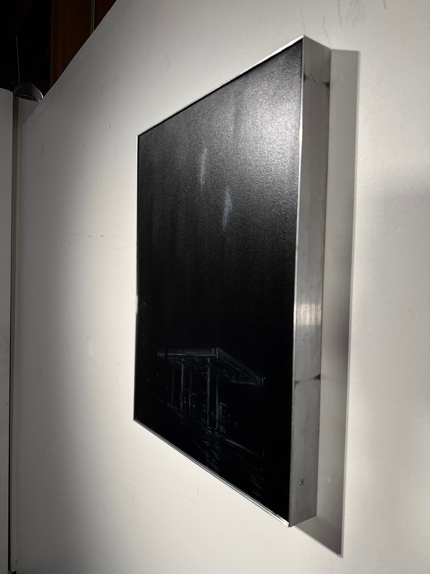 We Were Never Meant to End Here | Original Charcoal on Canvas - Mad Charcoal