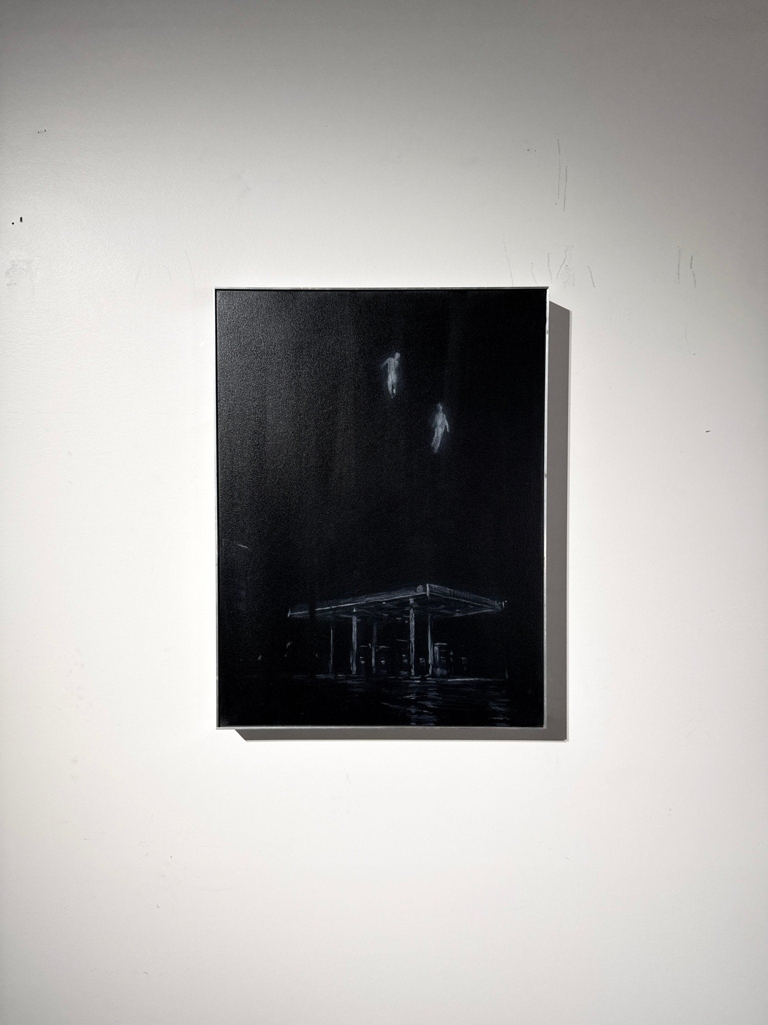 We Were Never Meant to End Here | Original Charcoal on Canvas - Mad Charcoal