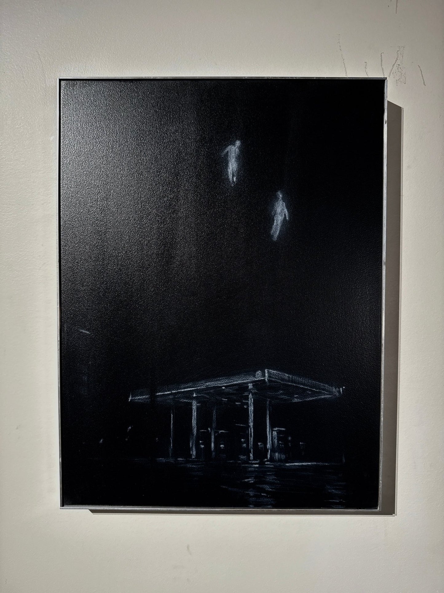 We Were Never Meant to End Here | Original Charcoal on Canvas - Mad Charcoal
