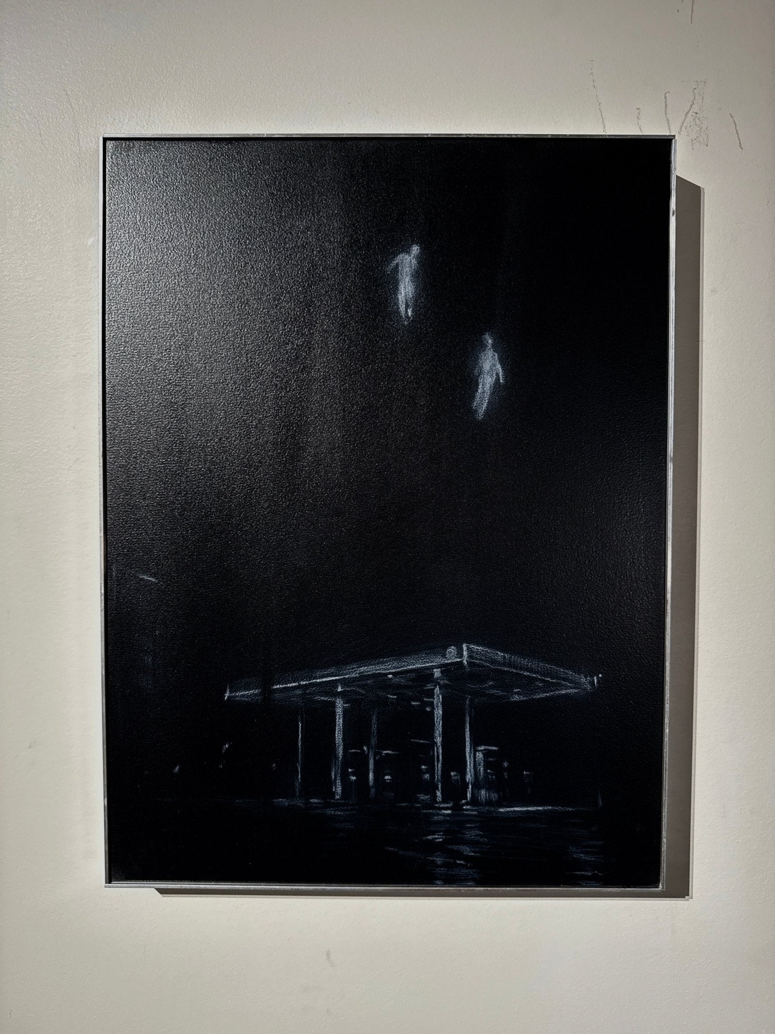 We Were Never Meant to End Here | Original Charcoal on Canvas - Mad Charcoal