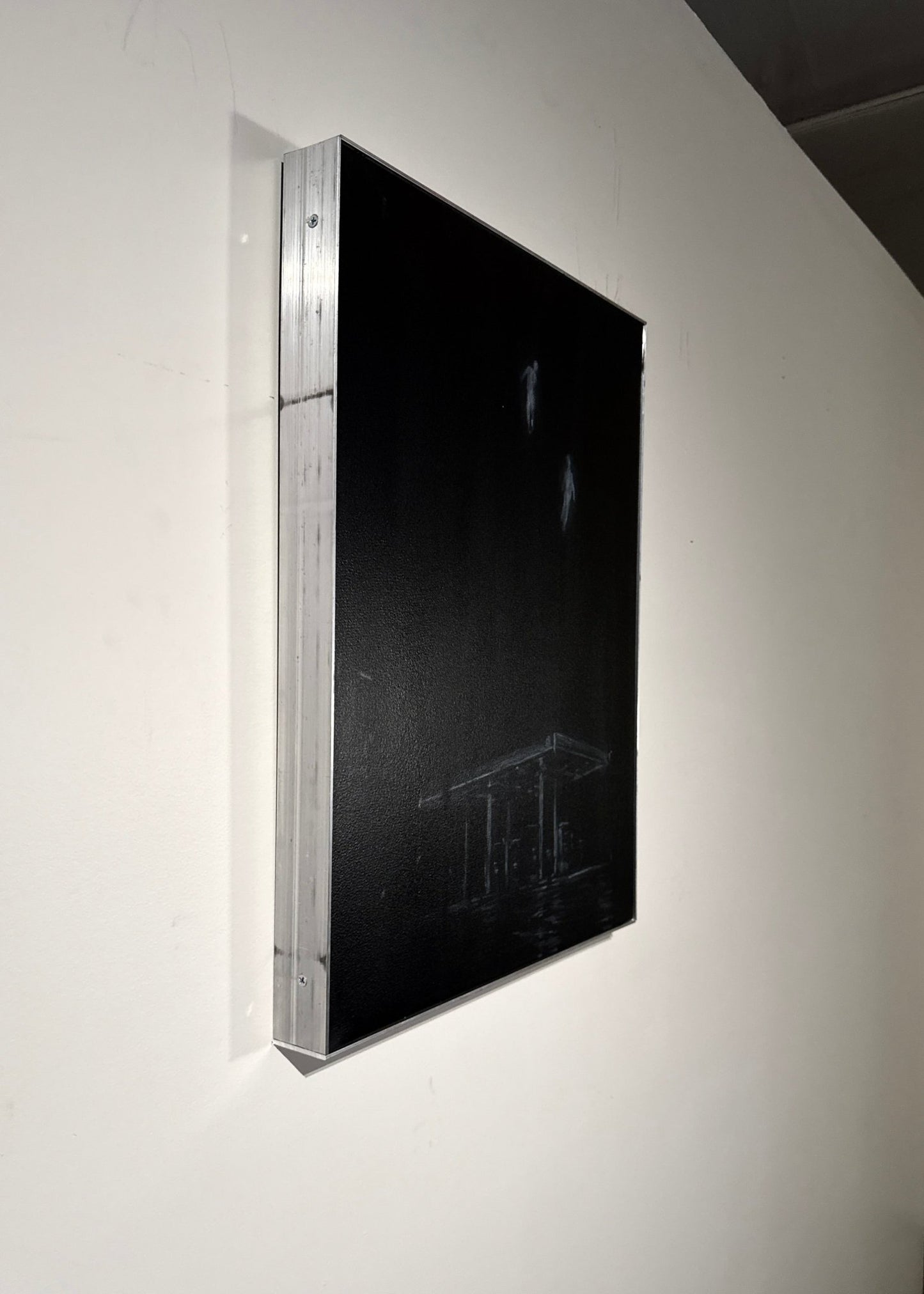 We Were Never Meant to End Here | Original Charcoal on Canvas - Mad Charcoal
