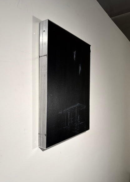 We Were Never Meant to End Here | Original Charcoal on Canvas - Mad Charcoal