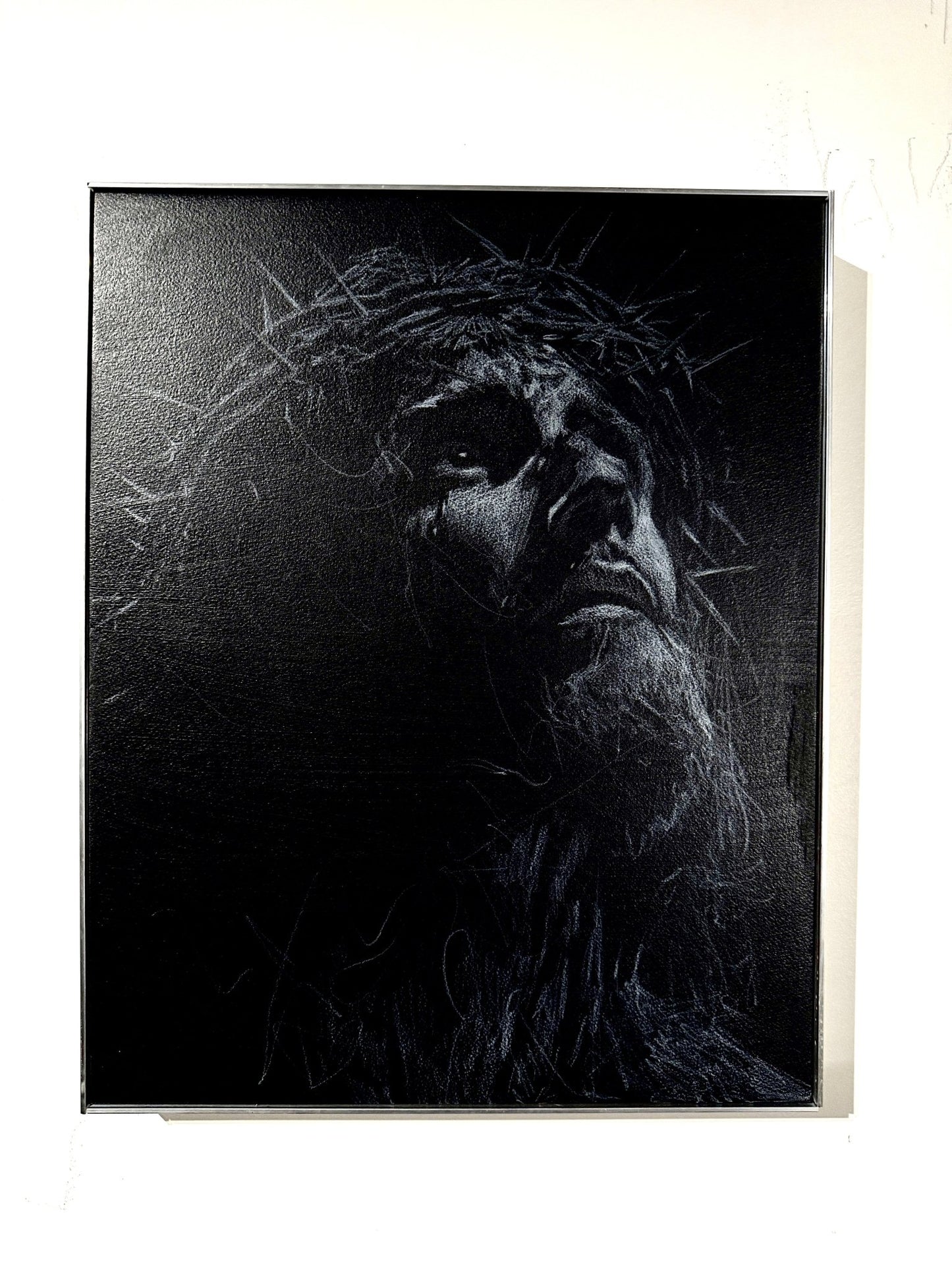 What Love Endured | Original Charcoal on Canvas - Mad Charcoal