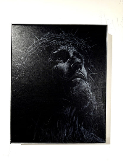 What Love Endured | Original Charcoal on Canvas - Mad Charcoal