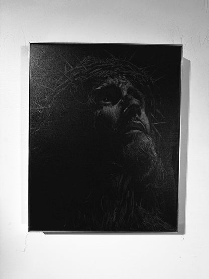 What Love Endured | Original Charcoal on Canvas - Mad Charcoal