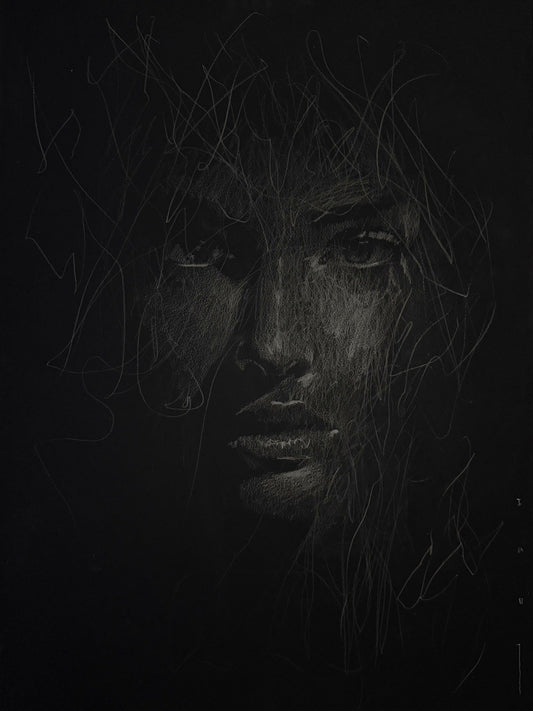 What the Dark Keeps | Graphite Original Drawing - Mad Charcoal