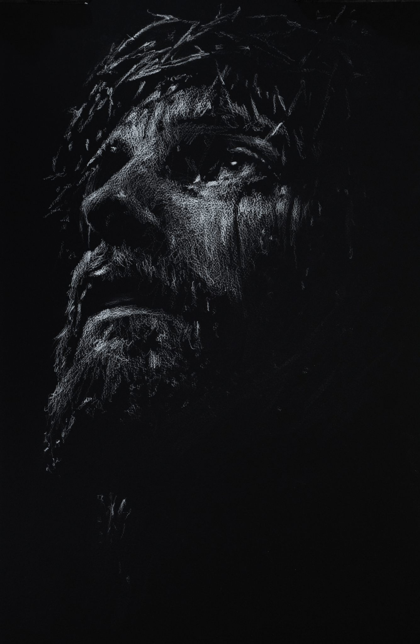 When Light Has Overcome | Original Drawing - Mad Charcoal