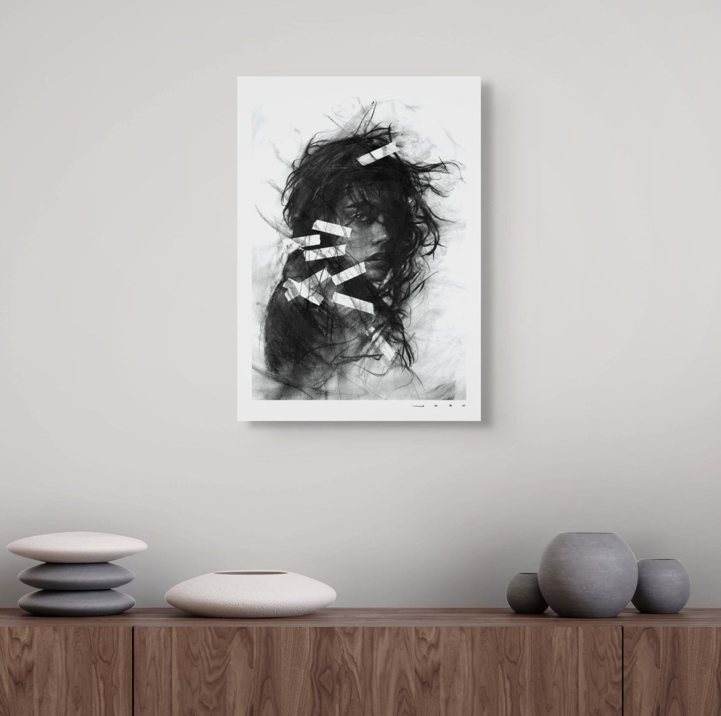 Where Shadows Entangle I Remain - Mad Charcoal