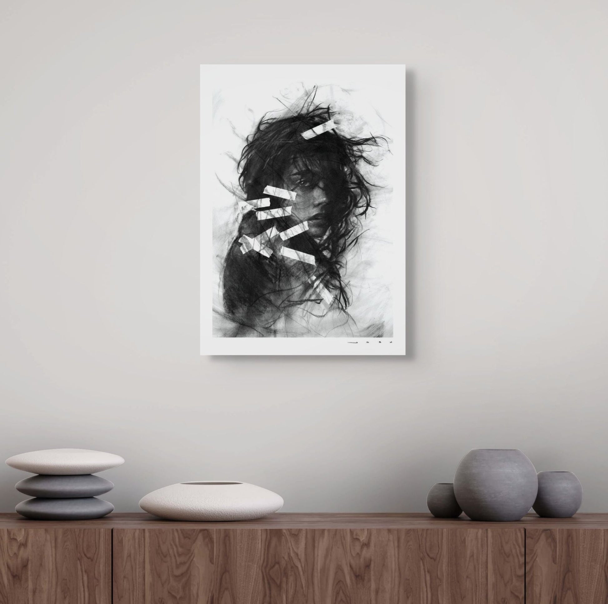 Where Shadows Entangle I Remain - Mad Charcoal