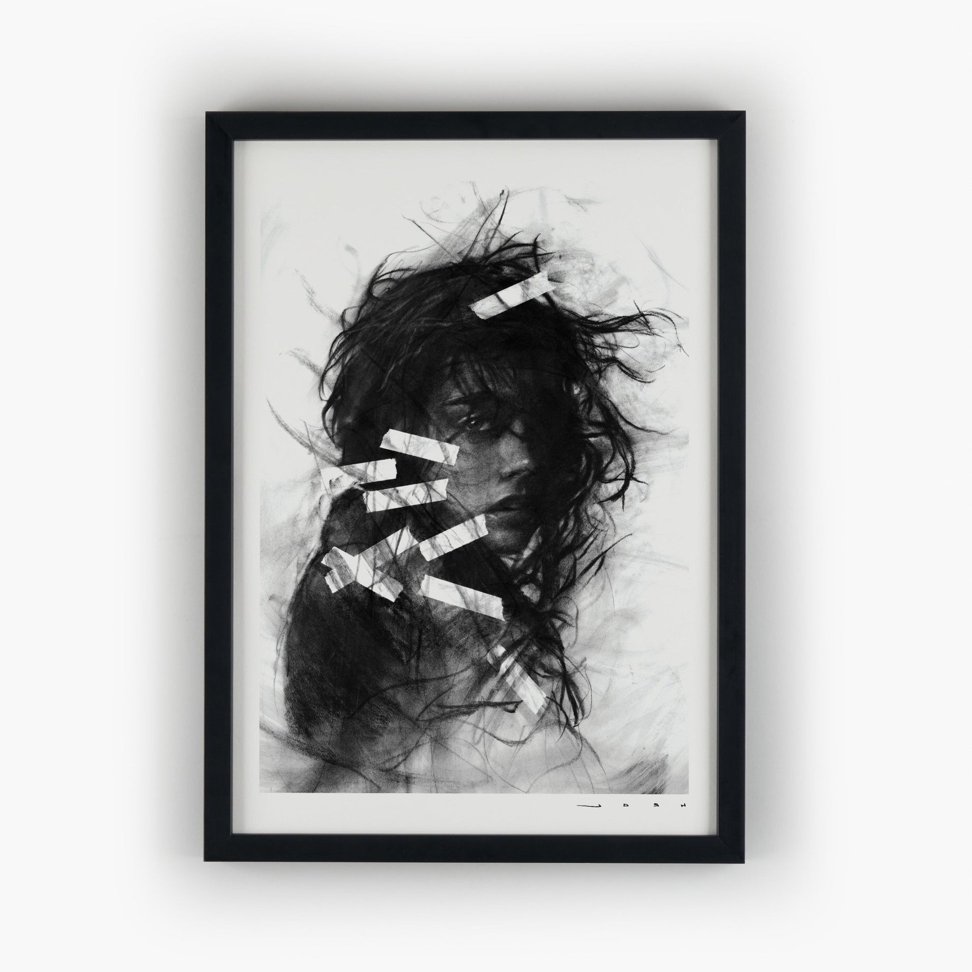 Where Shadows Entangle I Remain - Mad Charcoal