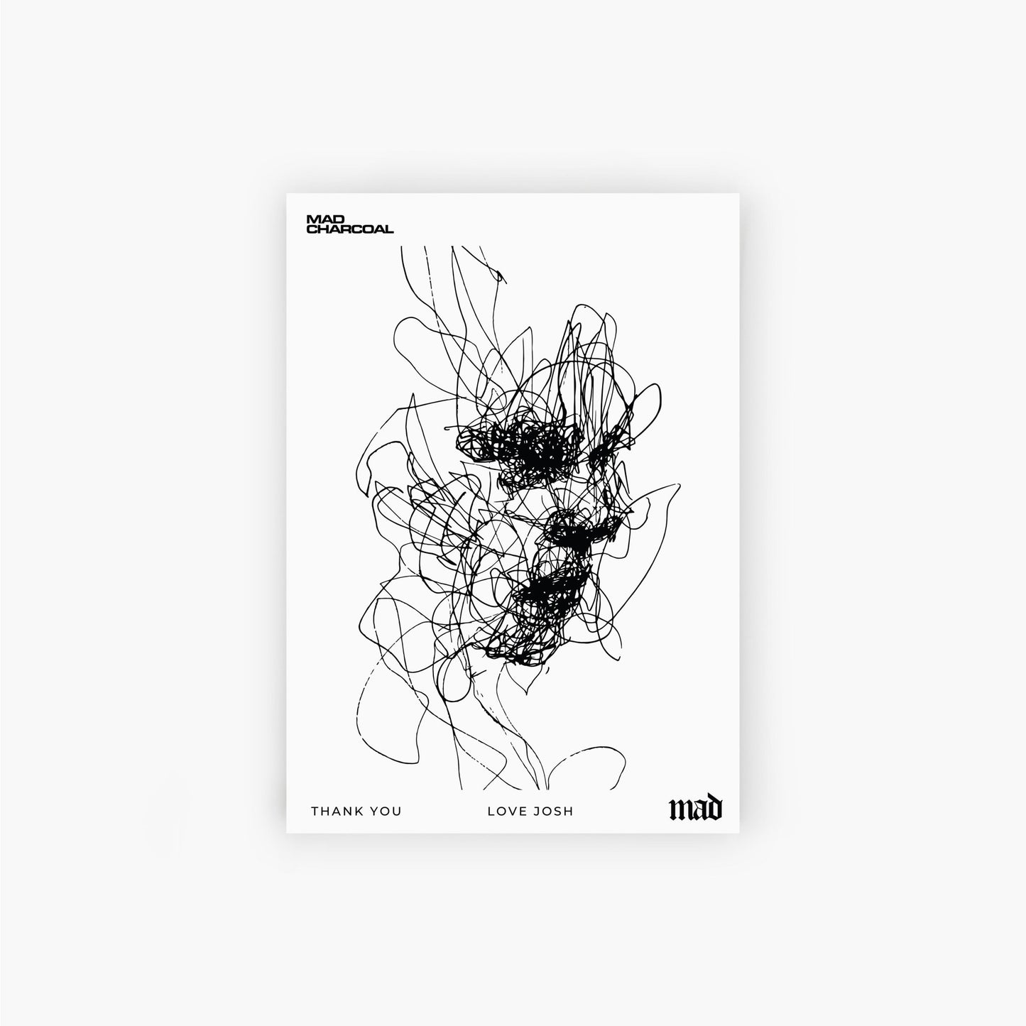 Where Shadows Entangle I Remain - Mad Charcoal