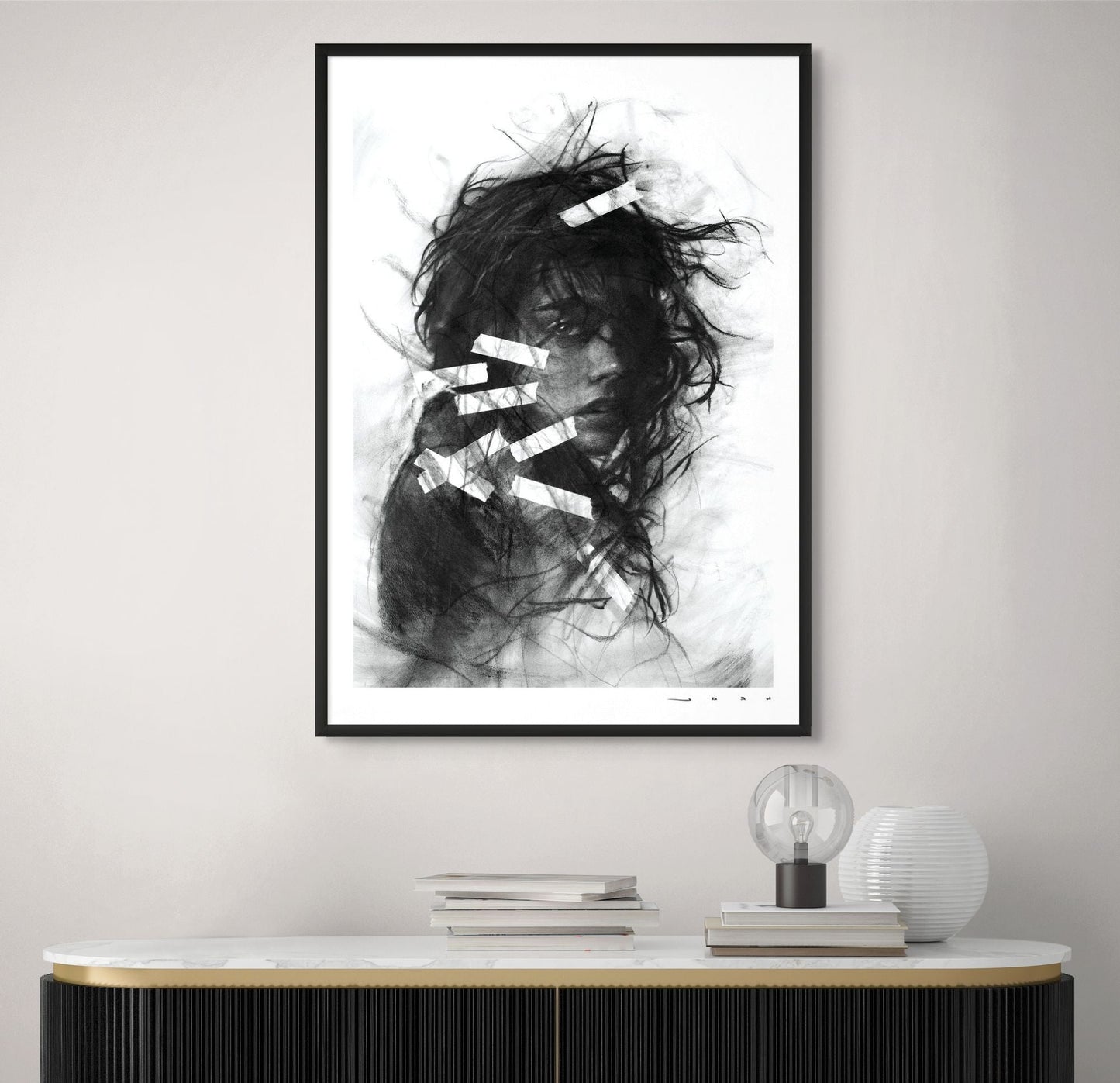 Where Shadows Entangle I Remain - Mad Charcoal