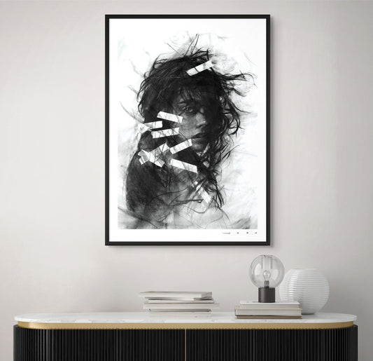Where Shadows Entangle I Remain - Mad Charcoal