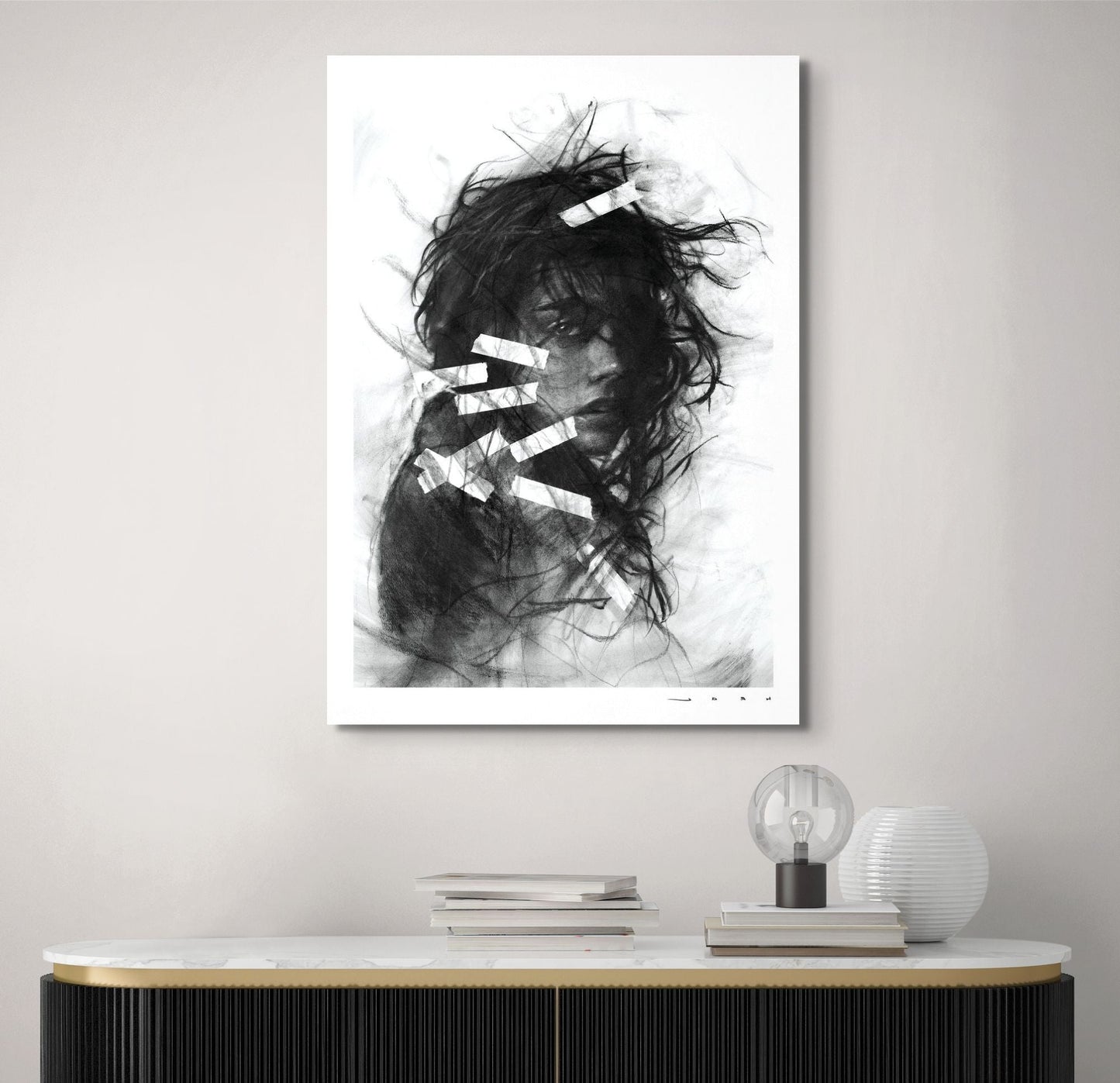 Where Shadows Entangle I Remain - Mad Charcoal