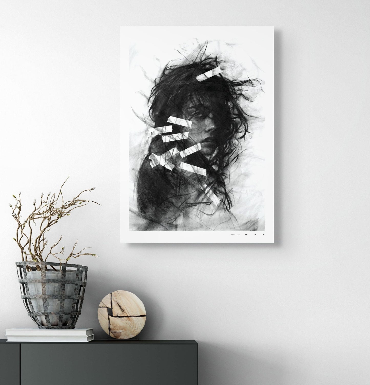 Where Shadows Entangle I Remain - Mad Charcoal