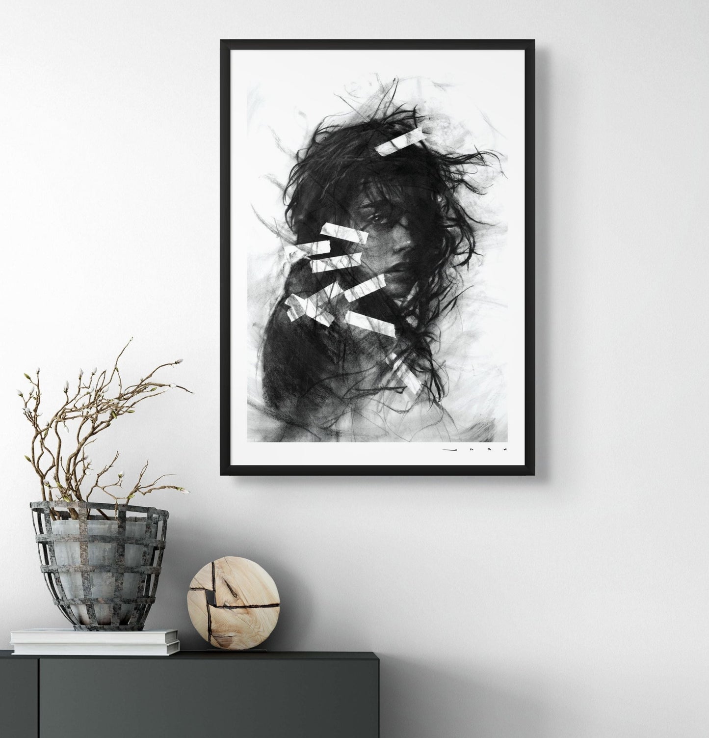 Where Shadows Entangle I Remain - Mad Charcoal