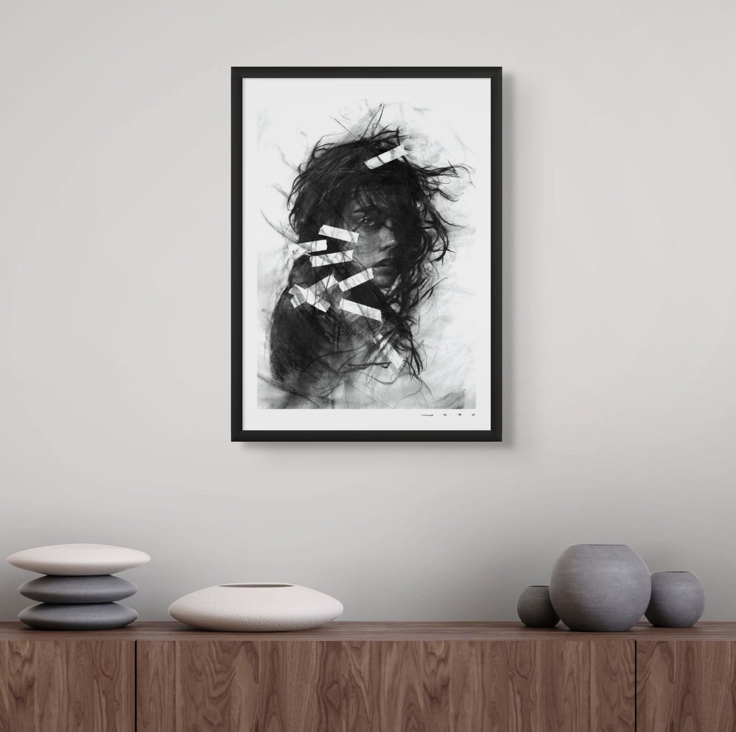 Where Shadows Entangle I Remain - Mad Charcoal