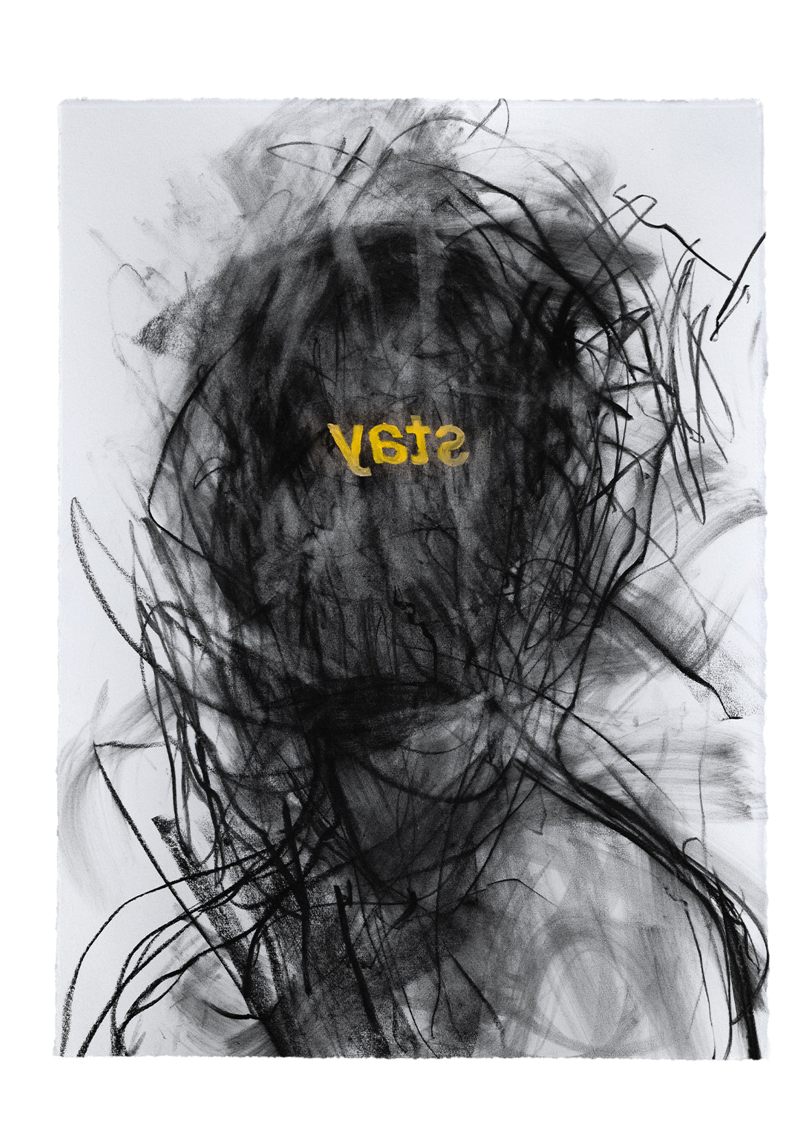 Why Didn't You | Original Drawing - Mad Charcoal