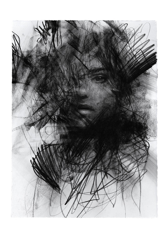 Why Do You Fracture My Soul? | Original Drawing - Mad Charcoal