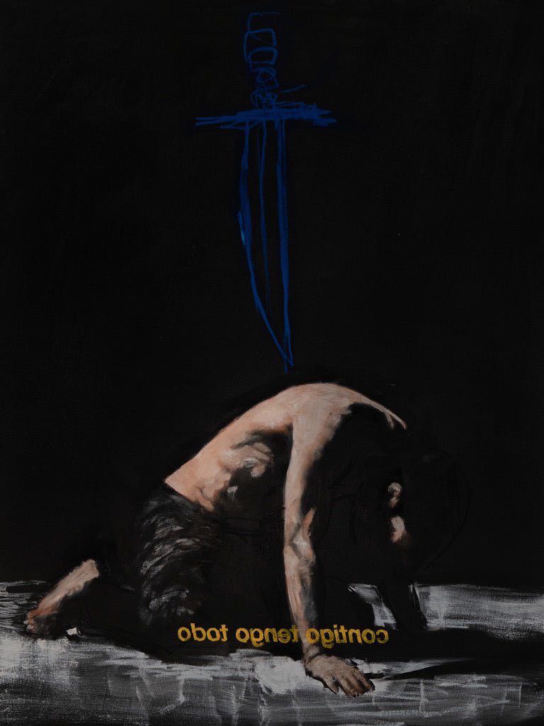 With You I Have Everything | Original Painting - Mad Charcoal