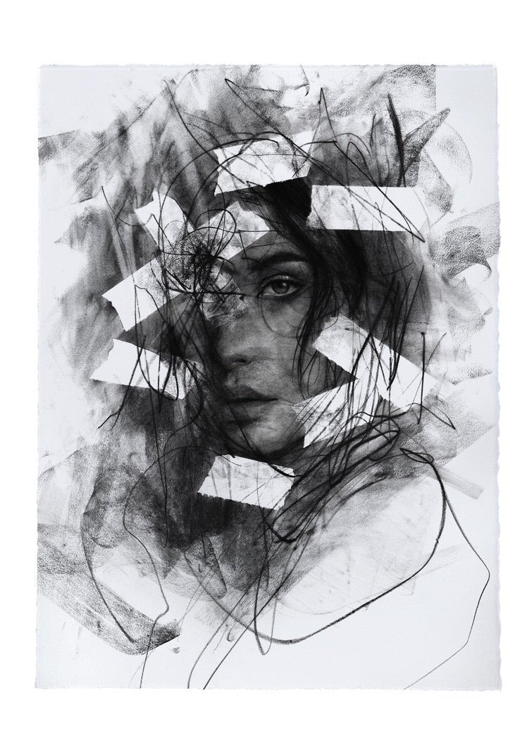 Your Flame Inside My Soul | Original Drawing - Mad Charcoal
