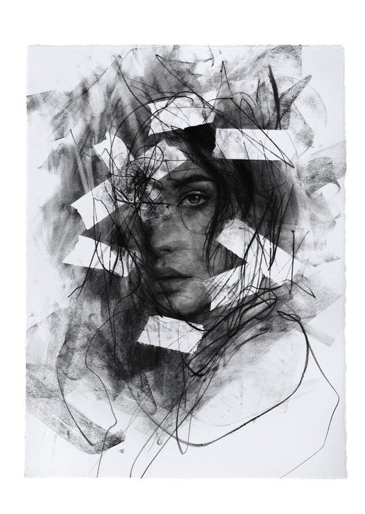 Your Flame Inside My Soul | Original Drawing - Mad Charcoal